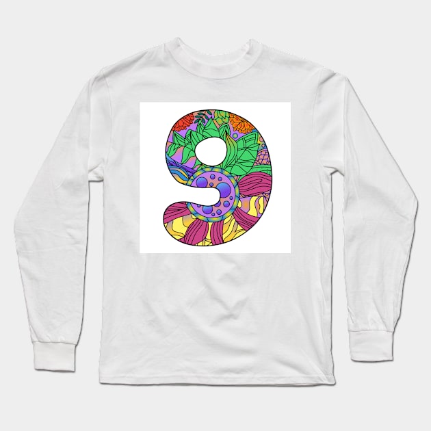 Alphabet 162 (Style:2) Long Sleeve T-Shirt by luminousstore